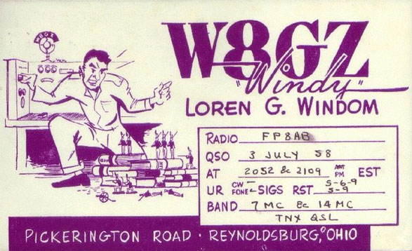 W8GZ QSL card