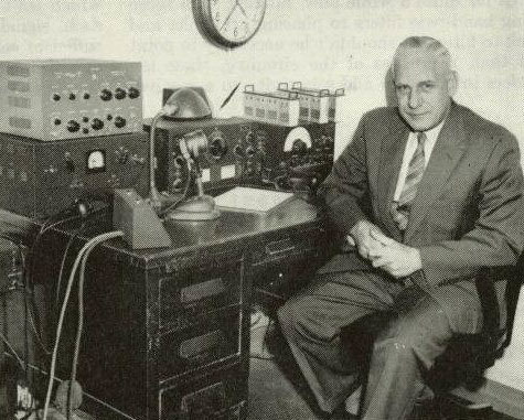 Loren Windom in his shack anno 1957