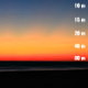 pollution diffraction after sunset