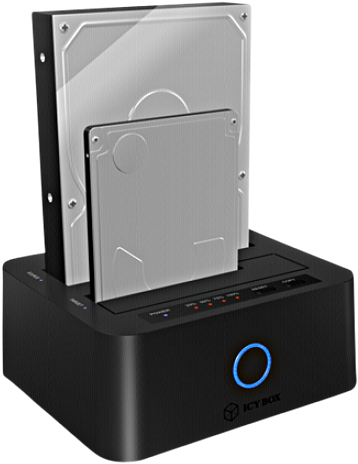 Icy Box IB-123CL-U3 USB 3 connected HD docking and cloning station